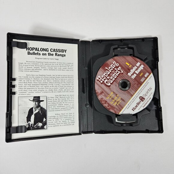 Hopalong Cassidy Bullets On The Range 8 CDs Radio Digitally Remastered Western - Picture 4 of 7